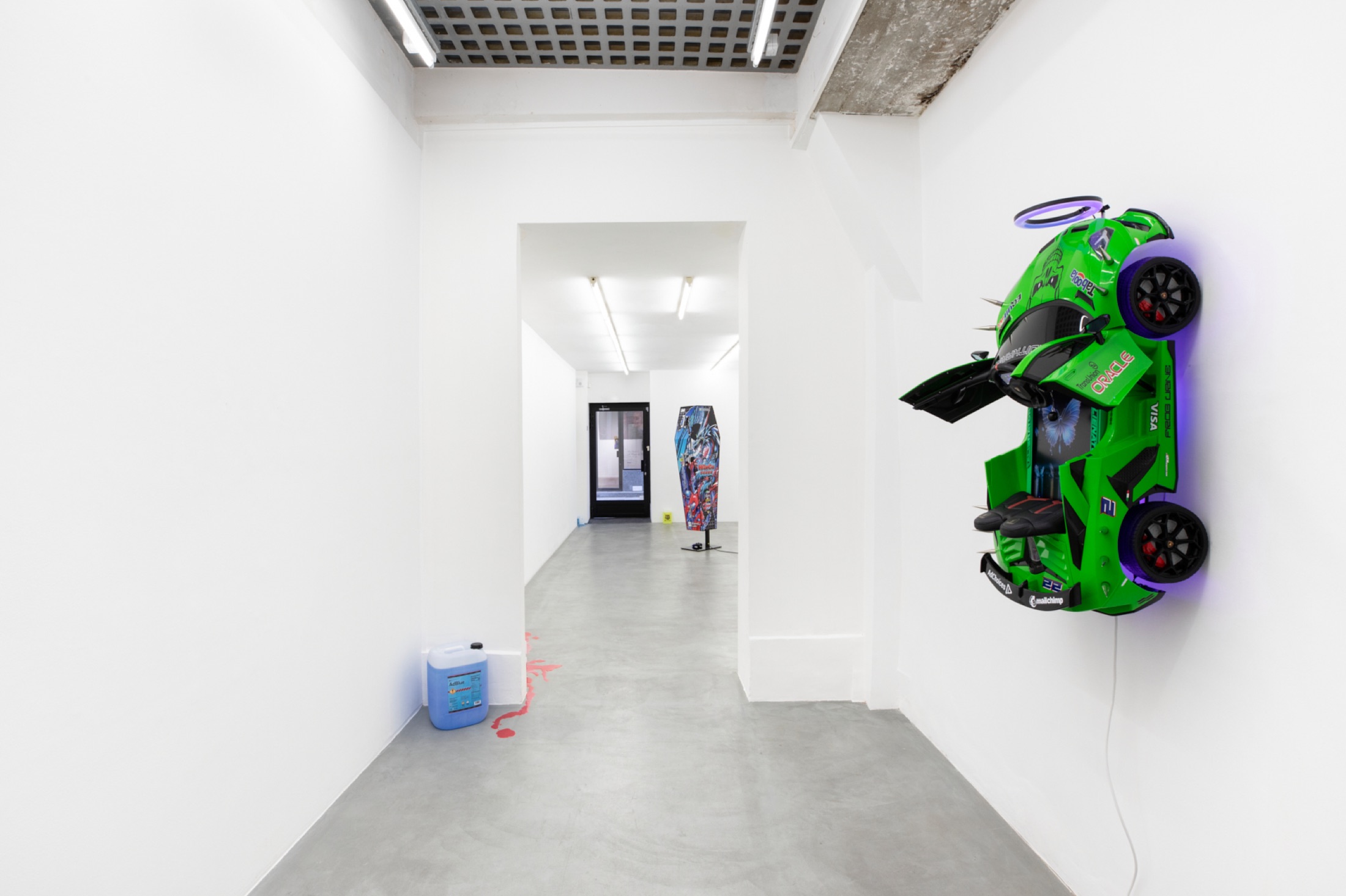 Installation view of Casualty Mosaic, Bremond Capela, Paris, France, 2024